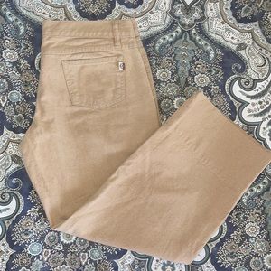 Natural Fashion low rise cropped cotton khakis size 30 very natural feel